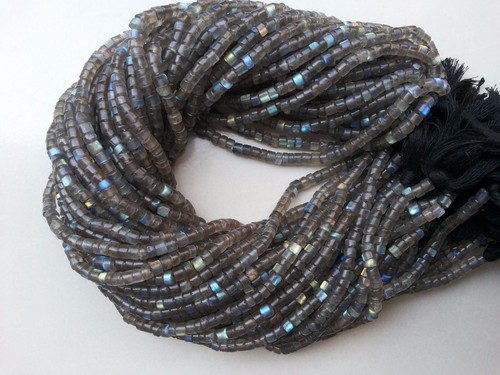 Fili blu fuoco labradorite - 5,