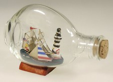PRL) VELIERO BOTTIGLIA VETRO