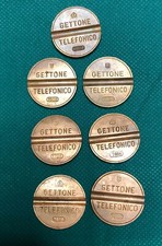 Lotto n. 7 gettoni telefonici