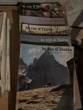 LE VIE D'ITALIA del Touring Club Italiano 1962 1963 1964