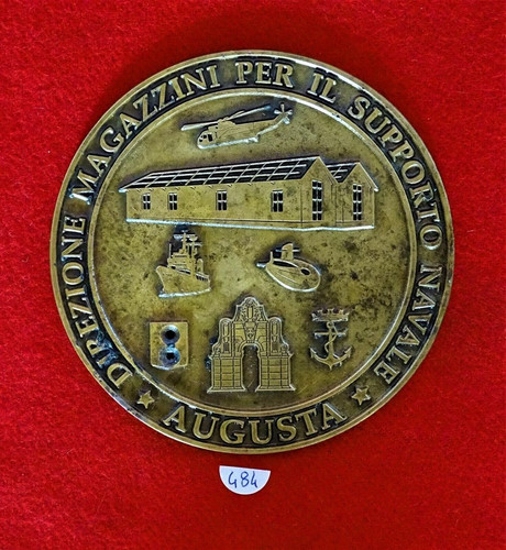 Rara placca bronzo - in,