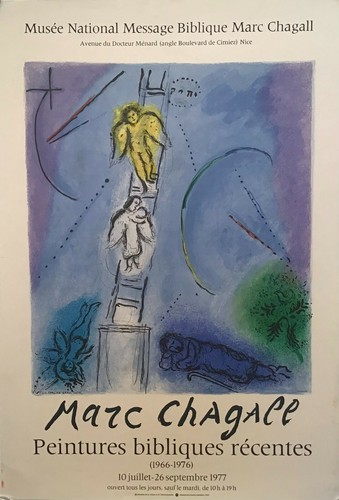 Poster originale chagall 1977 - originale,