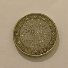 Moneta euro francese - moneta, rara