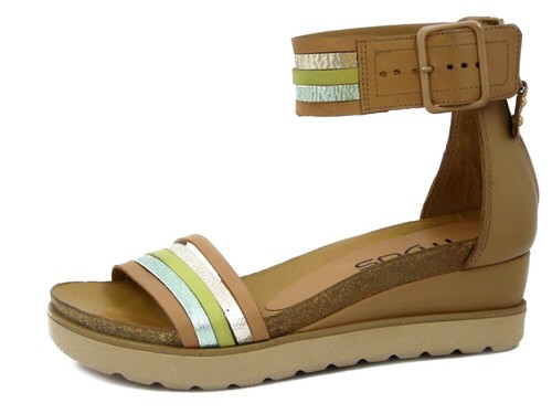 Sandali donna pelle marrone - sandali,