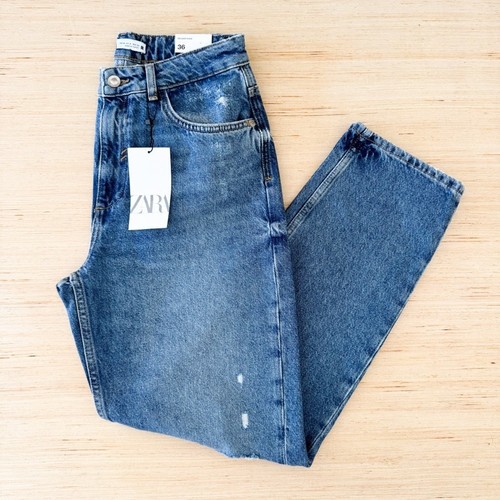 Jeans denim zara - jeans, vita