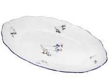 Thun Oche Piatto Ovale Porcellana Ceca Servizio Piatto 10" Boemia