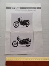 Yamaha RD 400 1976 2 foto da cartella stampa originali press photos