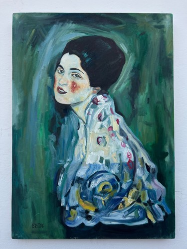 Dipinto olio tela - olio, gustav
