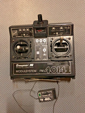 Radiocomando GRAUPNER FM 4014 con ricevente FM 40 vintage
