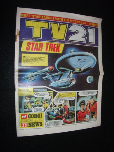 Tv21 comic 1970 1st - tv21., comic.