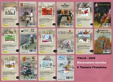 ITALIA 2025   Rievocazioni storiche   8  TESSERE FILATELICHE