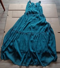 Abito lungo chiffon blu - abito,