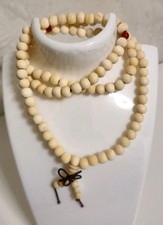 Collana Bracciale Mala Sandalo