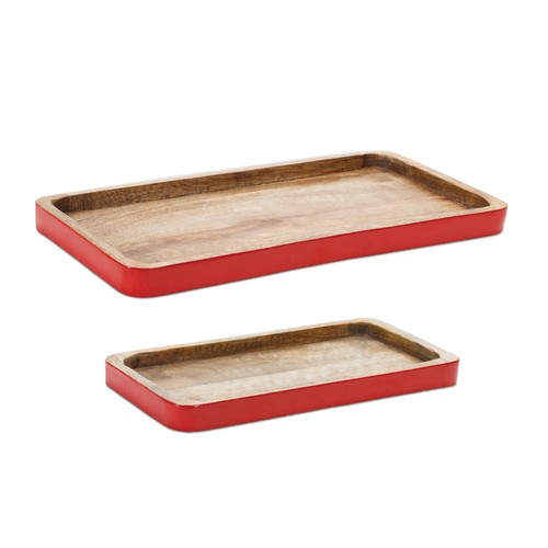Vassoio legno con - vassoio, in