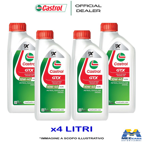 Litri castrol gtx 10w40 olio - gtx,