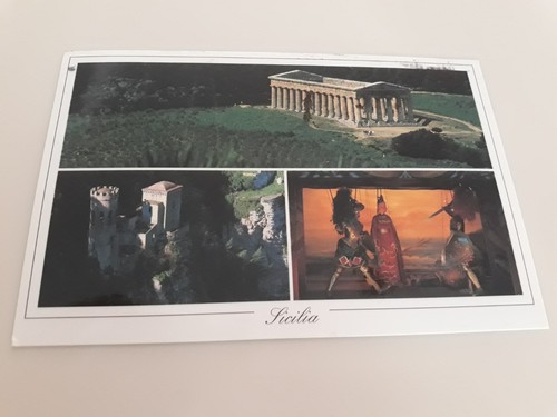 Cartolina sicilia segesta - sicilia,