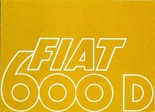 Fiat 600d porte anteriori - 600d,