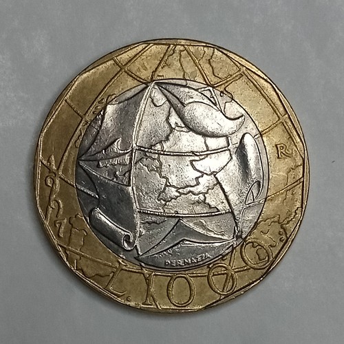Moneta 1000 lire bimetallica - lire,