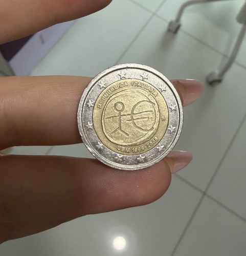 Moneta rara euro della - rara,