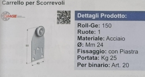 Carrello per binario - carrello,