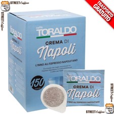 50 150 300 600 900 1200 Cialde Capsule caffè ESE Toraldo Miscela Crema Di Napoli