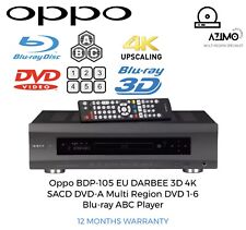 Oppo BDP-105 EU DARBEE Multi Region3D 4K SACD DVD-A DVD 1-6 Blu-ray ABC LN