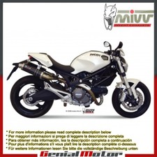 Terminali Scarichi MIVV GP Carbonio per Ducati Monster 696 2008 > 2014