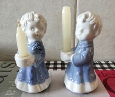 COPPIA ANGIOLETTI PORTACANDELA