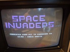 SPACE INVADERS X COMMODORE 64