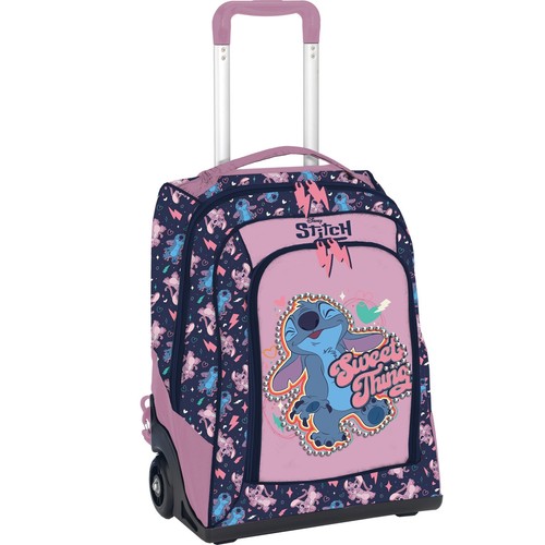 Zaino stitch trolley scuola - stitch,