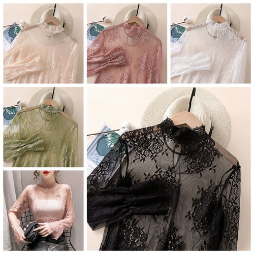 Shirt donna maglia pizzo - maglia,