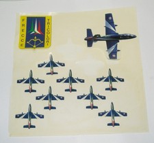Decalcomanie adesivi ad acqua Frecce Tricolori  aerei + stemma