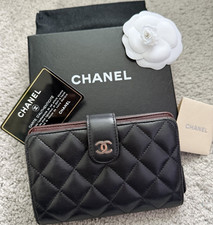 Chanel black quilted logo - chanel,