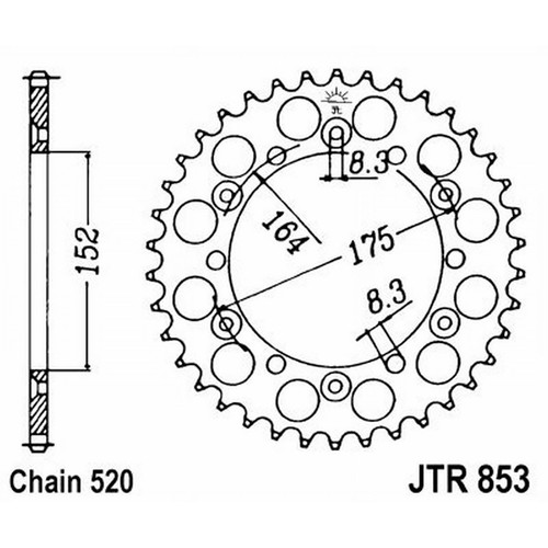 Corona 853 z45 per - corona, jt