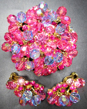 Set orecchini spilla strass