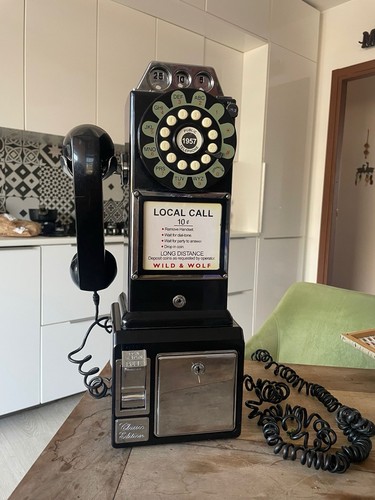 Telefono vintage americano - vintage,