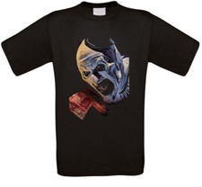 T-shirt Terrifier 3 art the clown horror cult movie tutte le taglie nuova