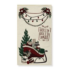 Christmas kitchen towel clouds - kitchen,