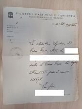 PARTITO NAZIONALE FASCITA TERZIGNO 1937