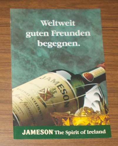 Rara pubblicità jameson irish - rara,