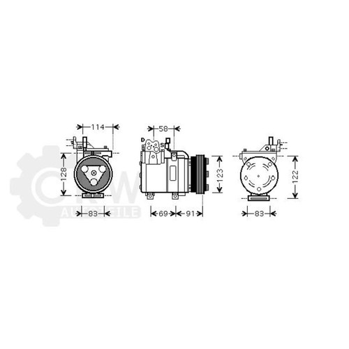 Compressore climatizzatore per - compressore,