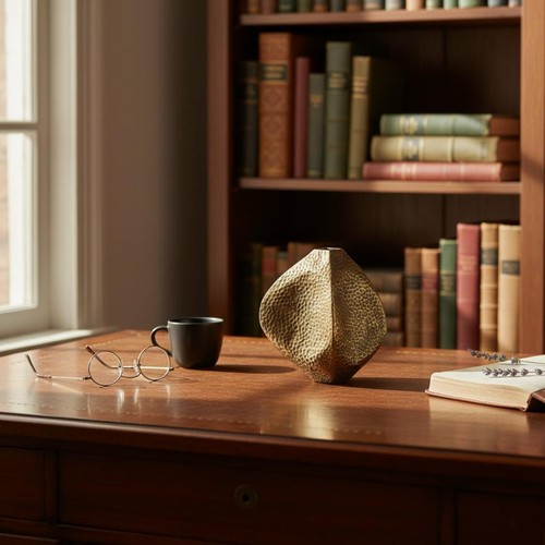 Pezzi vaso dorato - 2,