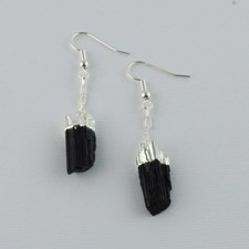 Orecchini in TORMALINA NERA