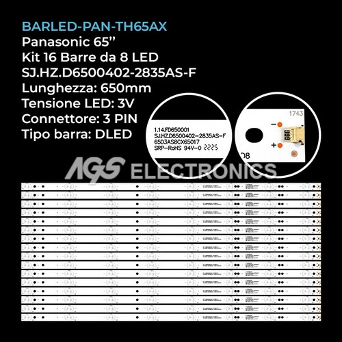 Kit barre strip led tv - 16,