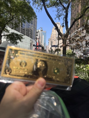 Dollaro oro usa magnete - 1,