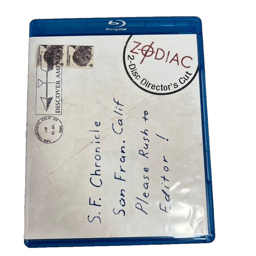 Zodiac 2007 blu ray disc - zodiac,