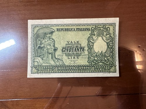 Repubblica banconota lire - repubblica, 50