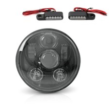 Kit Fari LED 5,75" + Frecce Manubrio LED M2 per Harley Cross Bones
