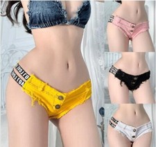 New Women Jeans Mini Pants Low