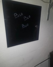 Lavagna Magnetica Con Calamite Nera 40x40 Cm Nuova United Office